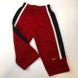 Nike 2T Red and Black Sweatpants Joggers Athletic